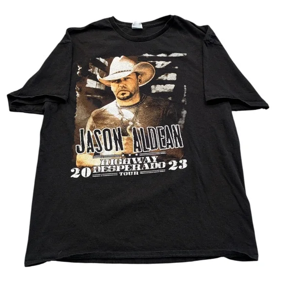 2023 Jason Aldean Highway Desperado Tour T shirt - Picture 1 of 4
